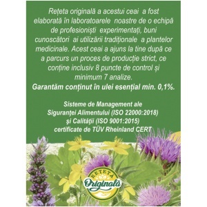 Ceai Hepatocol, D43, 20 plicuri, Fares - Img 3