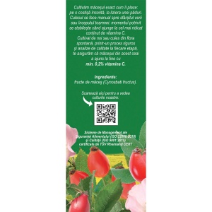 Ceai Măceșe fructe F 183, 50 g, Fares - Img 3