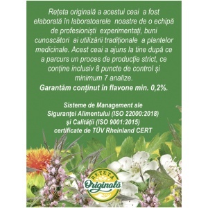Ceai pentru Tensiune, C25, 20 plicuri, Fares - Img 3