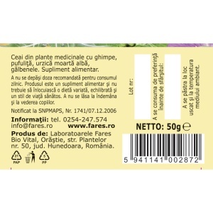 Ceai Prostata, G73, 50 g, Fares - Img 5