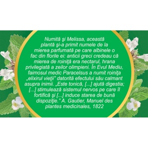 Ceai Roiniță iarbă N 150, 50 g, Fares - Img 4