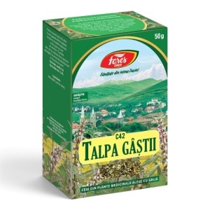 Ceai Talpa Gâștei iarbă C42, susține sănătatea inimii și ritmul cardiac normal, contribuie la calm și relaxare, 50 g, Fares