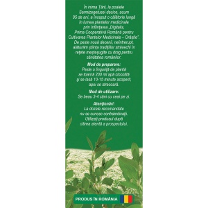 Ceai Troscot iarbă U 99, 50 g, Fares - Img 3