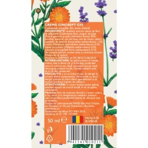Cremă Ginosept, G93, 50 ml, Fares - Img 2