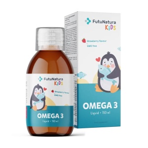 FutuNatura Kids, Omega 3 - supliment alimentar lichid pentru copii, 150 ml