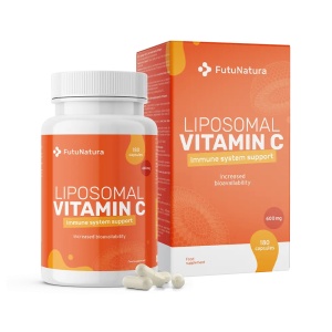 FutuNatura, Liposomal Vitamin C - Vitamina C lipozomală, 180 capsule - Img 2