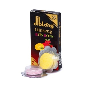 Ginseng Bonbons, supliment alimentar pentru bărbați, bomboane cu ingrediente naturale ce susțin sănătatea sexuală și funcția erectilă, 1 cutie x 2 bucăți, DIBLONG - Img 4