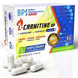 L-Carnitine BP, 500mg, 60 capsule, Balkan Pharmaceuticals - Img 2