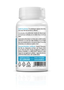 Magneziu Citrat 1200 mg, cu 110 mg magneziu ionic, ajută la reducerea oboselii, susține funcționarea mușchilor și sistemului nervos, 30 capsule, Zenyth - Img 3