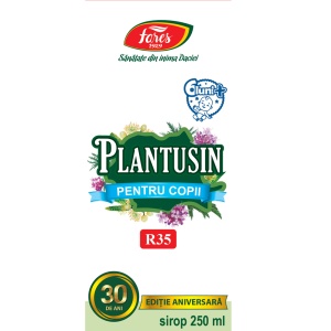 Plantusin pentru copii, sirop cu fructoză, R35, 250 ml, Fares - Img 2