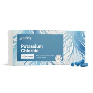 Purely Nutrition, Potassium Chloride - clorură de potasiu, 60 capsule - Img 2
