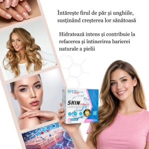 Skin Essential Colagen Hidrolizat, 30 plicuri, Balkan Pharmaceuticals - Img 3