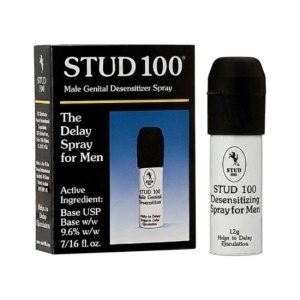 Stud 100 Black, spray intim masculin desensibilizant, ajută la controlul ejaculării și reducerea temporară a sensibilității, 12 ml - Img 3