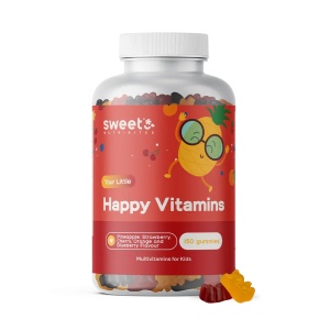 Sweet Nutribites, Happy Vitamins - jeleuri cu multi-vitamine pentru copii, 150 jeleuri