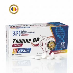 Taurine BP 500 mg, 60 comprimate, Balkan Pharmaceuticals - Img 2