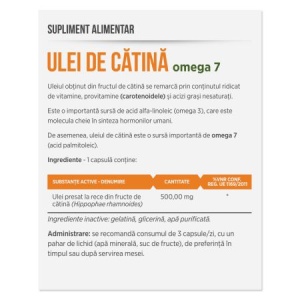 Ulei de Cătină Omega 7, 30 capsule, Parapharm - Img 2
