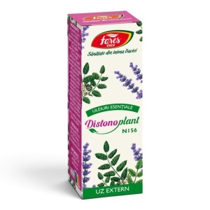 Ulei Distonoplant N156, roll-on pentru stres, anxietate și stare de calm, cu lavandă, bergamotă și tămâie, 5 ml, Fares