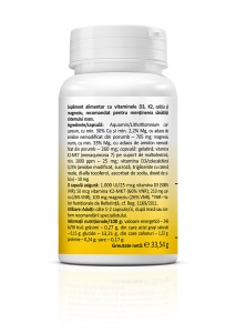 Vitamina D3 + K2 + Ca + Mg Complex, susține sănătatea oaselor și dinților, contribuie la funcționarea normală a mușchilor, 30 capsule, Zenyth - Img 2