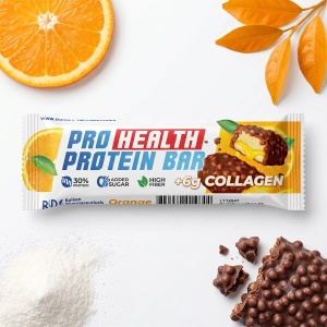 Baton Proteic, Orange Crunch, 50 g, Balkan Pharmaceuticals - Img 2