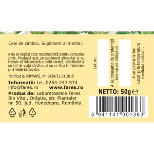 Ceai Cimbru iarbă, R43, 50 g, Fares - Img 5