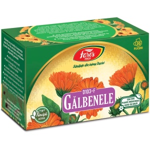 Ceai de Gălbenele D 103, 20 plicuri, Fares