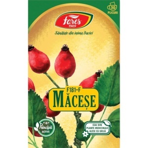 Ceai de măceșe F 181, 20 plicuri, Fares - Img 2
