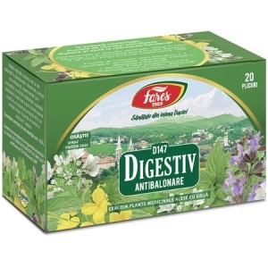 Ceai Digestiv, D147, 20 plicuri, Fares - Img 1
