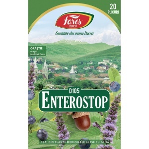 Ceai Enterostop, D105, 20 plicuri, Fares - Img 2