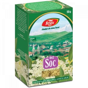 Ceai flori de Soc R42, 50 g, Fares - Img 1