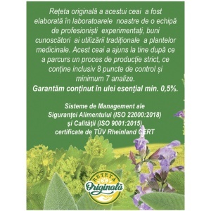 Ceai Menopauză, G72, 20 plicuri, Fares - Img 3