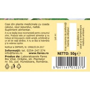 Ceai Renalex, U73, 50 g, Fares - Img 5
