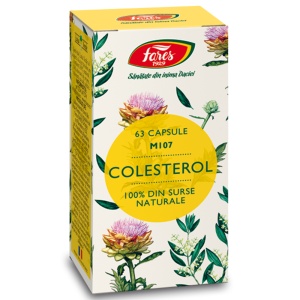 Colesterol, M107, 63 capsule, Fares