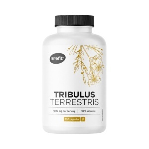 Erefit, Tribulus Terrestris - supliment alimentar destinat susținerii vitalității masculine, 180 capsule - Img 1