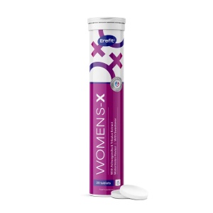 Erefit, Womens-X - supliment alimentar destinat vitalității feminine, 20 tablete efervescente