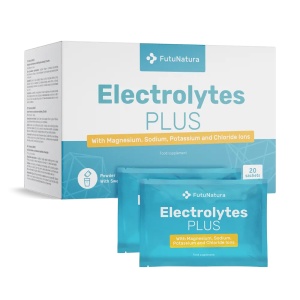 FutuNatura, Electrolytes Plus - electroliți, pulbere pentru preparare băutură, 20 plicuri