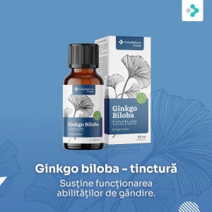 FutuNatura, Ginkgo Biloba Tincture - tinctură de Ginkgo Biloba, 50 ml - Img 2