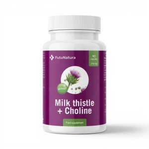 FutuNatura, Milk Thistle+Choline - Armurariu+Colină, 90 capsule