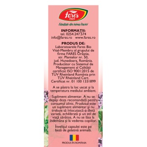 Hapciu răceală și gripă, R3, 30 capsule, Fares - Img 3