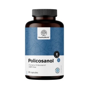 HealthyWorld, Policosanol - supliment alimentar destinat susținerii sănătății cardiovasculare, 90 capsule