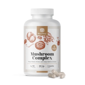 MycoWay, Mushroom Complex - complex de ciuperci, 180 capsule - Img 2