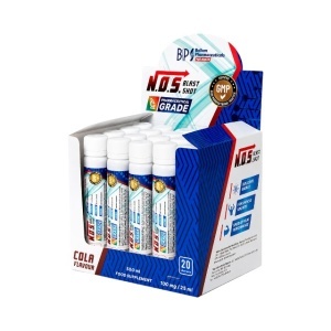 N.O.S Blast Shot cu L-Arginină, L-Citrulină și Beta-Alanină, 25 ml, Balkan Pharmaceuticals
