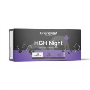 OnEnergy, HGH Night - supliment alimentar destinat susținerii organismului în perioadele cu activitate fizică intensă, 60 capsule
