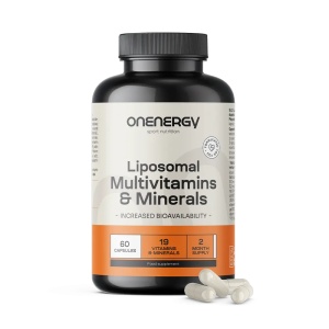 OnEnergy, Liposomal Multivitamins & Minerals - multi-vitamine și minerale lipozomale, 60 capsule - Img 2