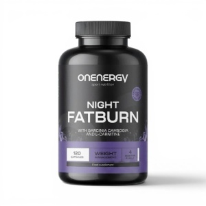 OnEnergy, Night FatBurn - supliment alimentar destinat susținerii controlului greutății corporale, 120 capsule