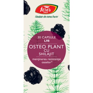 Osteo Plant cu Shilajit L98, 30 capsule, Fares - Img 2