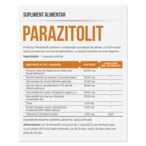Parazitolit, 30 capsule, Parapharm - Img 2