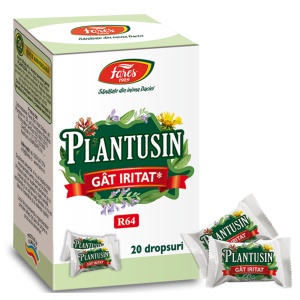 Plantusin Gât Iritat, R64, 20 dropsuri, Fares