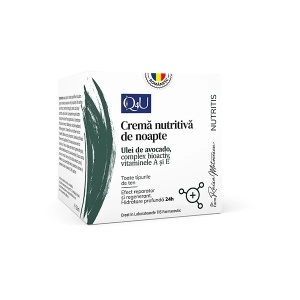 Q4U Cremă nutritivă de noapte, 50 ml, Tis Farmaceutic