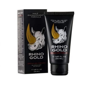 Rhino Gold Original, gel intim masculin cu Acid Hialuronic și extracte vegetale, susține hidratarea, tonifierea și stimularea locală, 50 ml