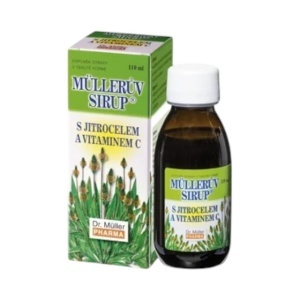 Sirop cu pătlagină și vitamina C, 110 ml, Dr. Müller Pharma